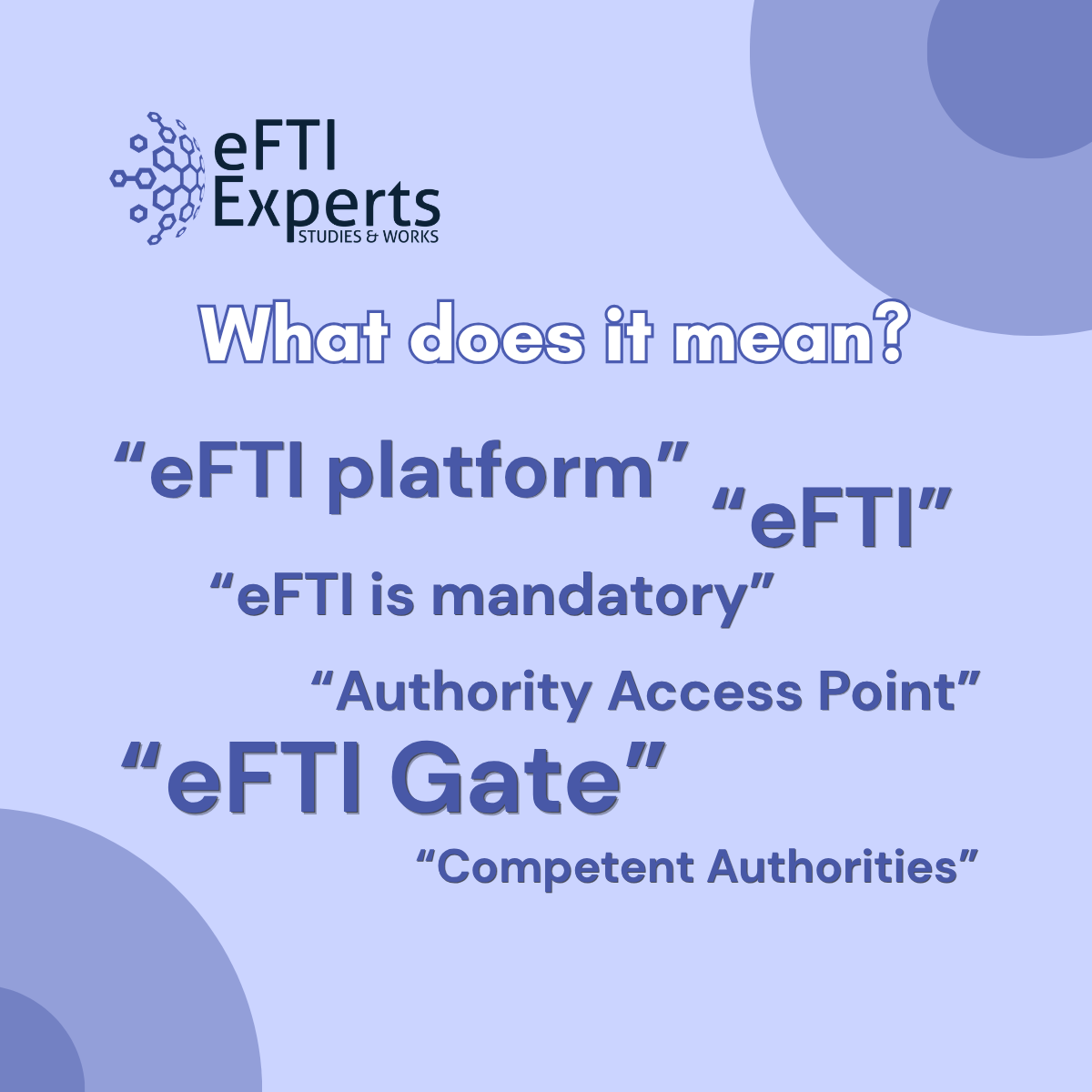 Understanding eFTI: Key Terms and Concepts Explained